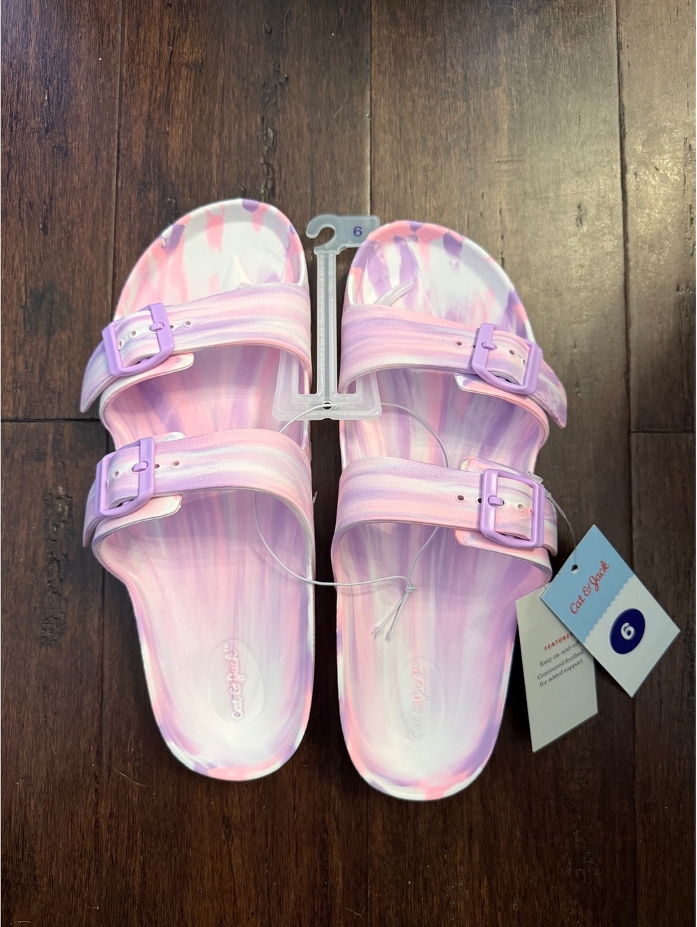 New Cat & Jack Size 6 Purple Sandals